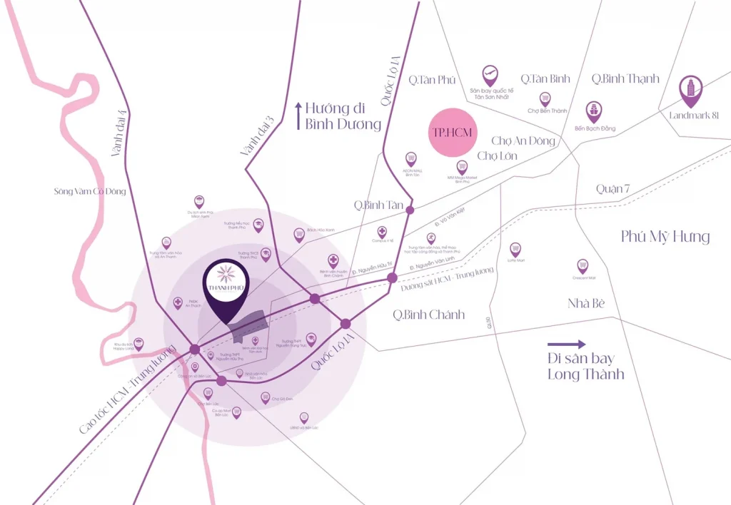 vị trí thanh phú centre point